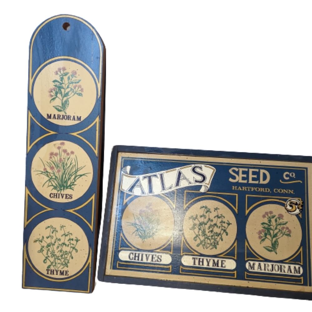 Wood spice sign
